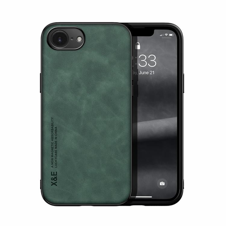 Custodia per telefono posteriore in pelle magnetica Skin Feel, For iPhone 17e / 16e, For iPhone 17 Pro Max, For iPhone 17 Pro, For iPhone 17, For iPhone Air, For iPhone 16 Pro Max
