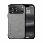 Custodia per telefono posteriore in pelle magnetica Skin Feel, For iPhone 17e / 16e, For iPhone 17 Pro Max, For iPhone 17 Pro, For iPhone 17, For iPhone Air, For iPhone 16 Pro Max