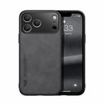 Custodia per telefono posteriore in pelle magnetica Skin Feel, For iPhone 17e / 16e, For iPhone 17 Pro Max, For iPhone 17 Pro, For iPhone 17, For iPhone Air, For iPhone 16 Pro Max