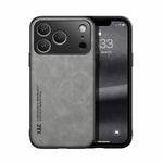 Custodia per telefono posteriore in pelle magnetica Skin Feel, For iPhone 17e / 16e, For iPhone 17 Pro Max, For iPhone 17 Pro, For iPhone 17, For iPhone Air, For iPhone 16 Pro Max