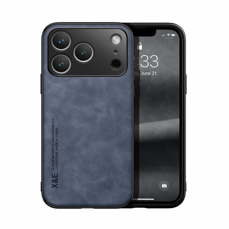 Custodia per telefono posteriore in pelle magnetica Skin Feel, For iPhone 17e / 16e, For iPhone 17 Pro Max, For iPhone 17 Pro, For iPhone 17, For iPhone Air, For iPhone 16 Pro Max