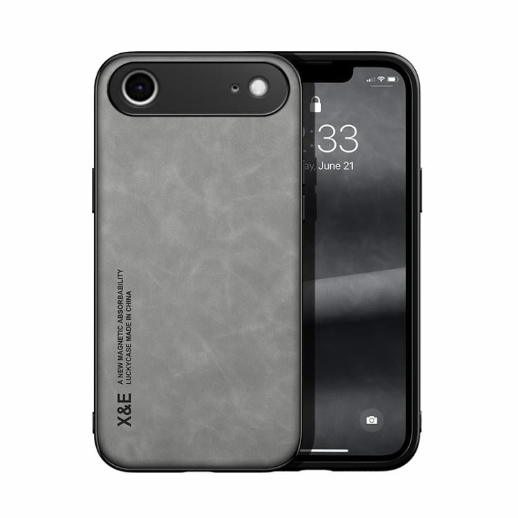Custodia per telefono posteriore in pelle magnetica Skin Feel, For iPhone 17e / 16e, For iPhone 17 Pro Max, For iPhone 17 Pro, For iPhone 17, For iPhone Air, For iPhone 16 Pro Max