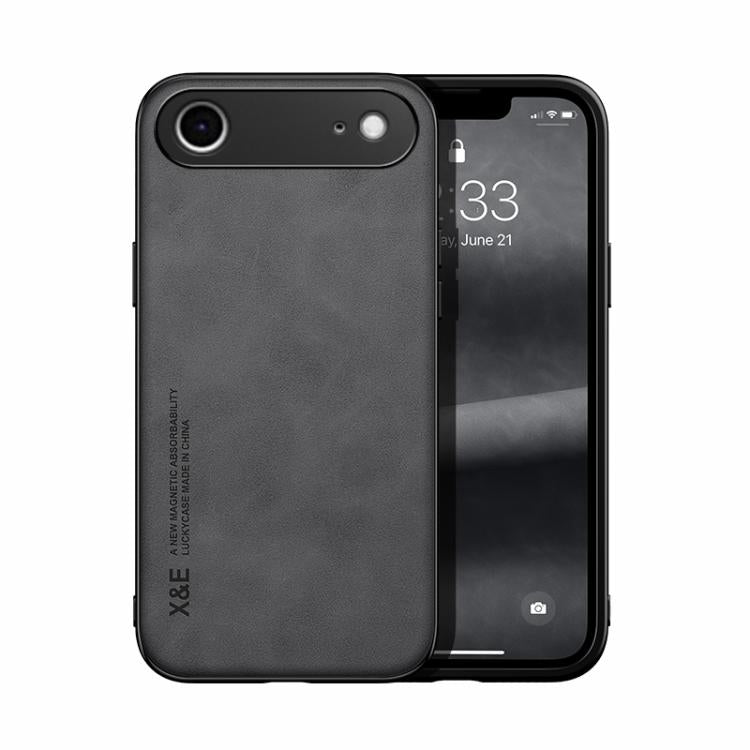 Custodia per telefono posteriore in pelle magnetica Skin Feel, For iPhone 17e / 16e, For iPhone 17 Pro Max, For iPhone 17 Pro, For iPhone 17, For iPhone Air, For iPhone 16 Pro Max