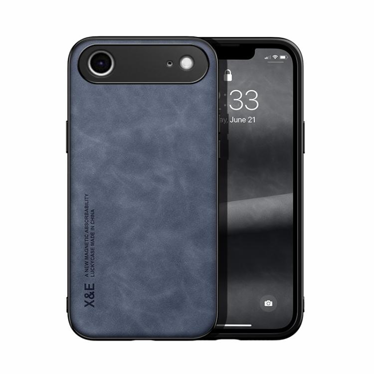 Custodia per telefono posteriore in pelle magnetica Skin Feel, For iPhone 17e / 16e, For iPhone 17 Pro Max, For iPhone 17 Pro, For iPhone 17, For iPhone Air, For iPhone 16 Pro Max