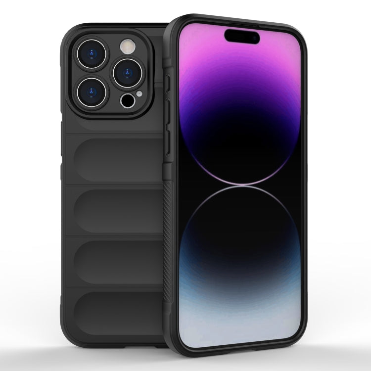 Magic Shield TPU + custodia per telefono in flanella, For iPhone 16, For iPhone 15 Pro Max