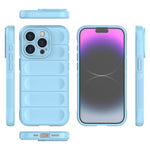 Magic Shield TPU + custodia per telefono in flanella, For iPhone 15 Pro, For iPhone 15 Plus