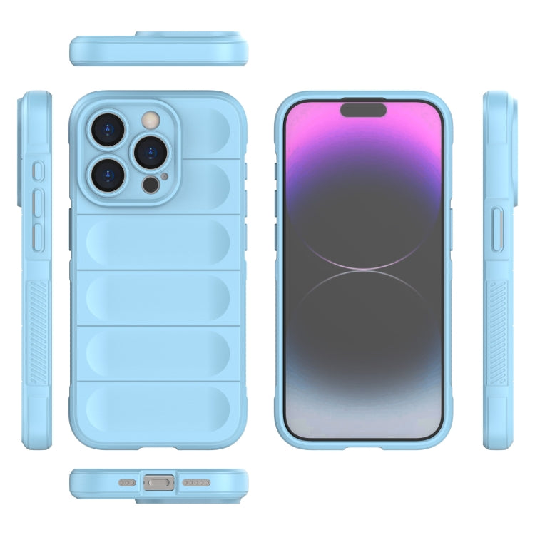 Magic Shield TPU + custodia per telefono in flanella, For iPhone 15 Pro, For iPhone 15 Plus