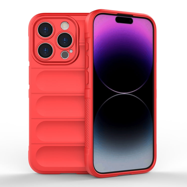 Magic Shield TPU + custodia per telefono in flanella, For iPhone 15 Pro, For iPhone 15 Plus