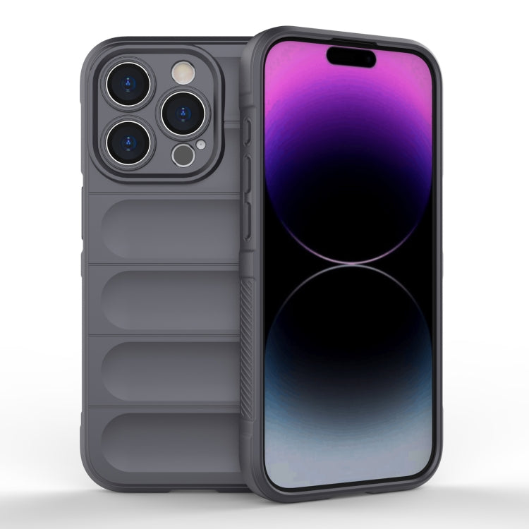 Magic Shield TPU + custodia per telefono in flanella, For iPhone 15 Pro, For iPhone 15 Plus