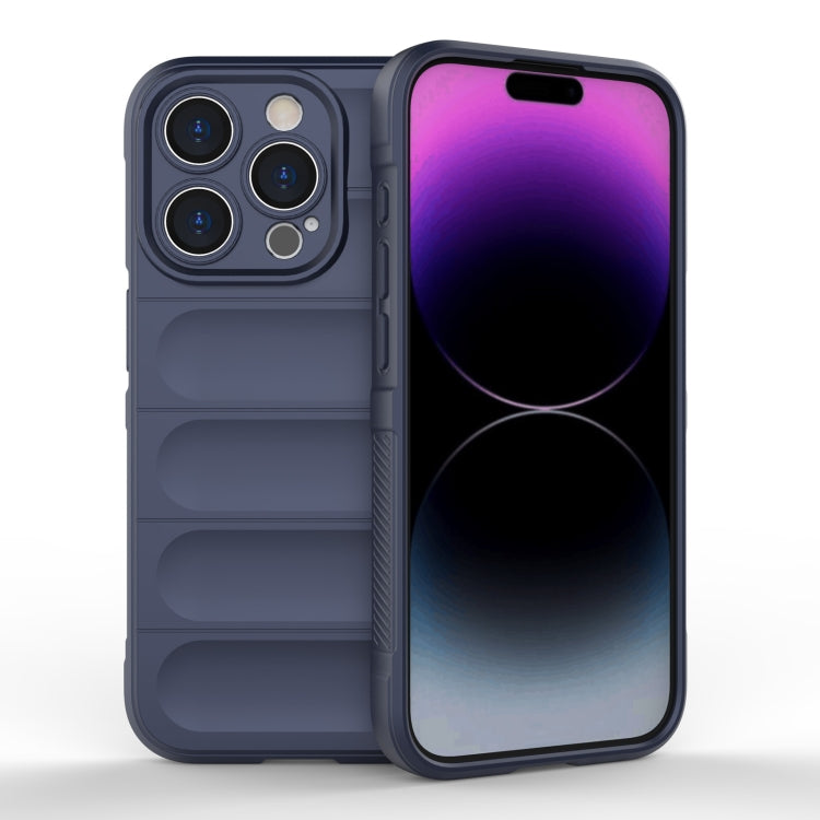 Magic Shield TPU + custodia per telefono in flanella, For iPhone 15 Pro, For iPhone 15 Plus