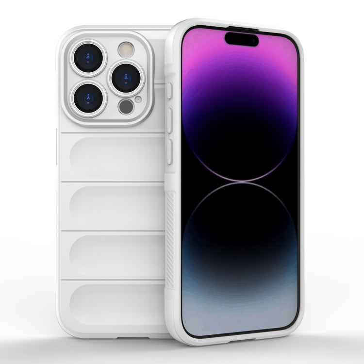 Magic Shield TPU + custodia per telefono in flanella, For iPhone 15 Pro, For iPhone 15 Plus