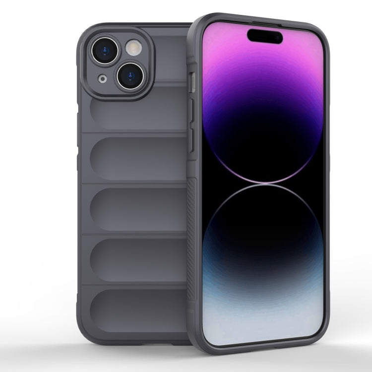 Magic Shield TPU + custodia per telefono in flanella, For iPhone 15 Pro, For iPhone 15 Plus