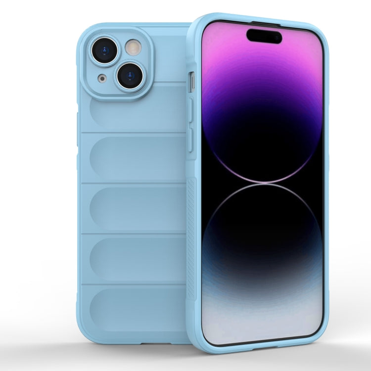 Magic Shield TPU + custodia per telefono in flanella, For iPhone 15 Pro, For iPhone 15 Plus