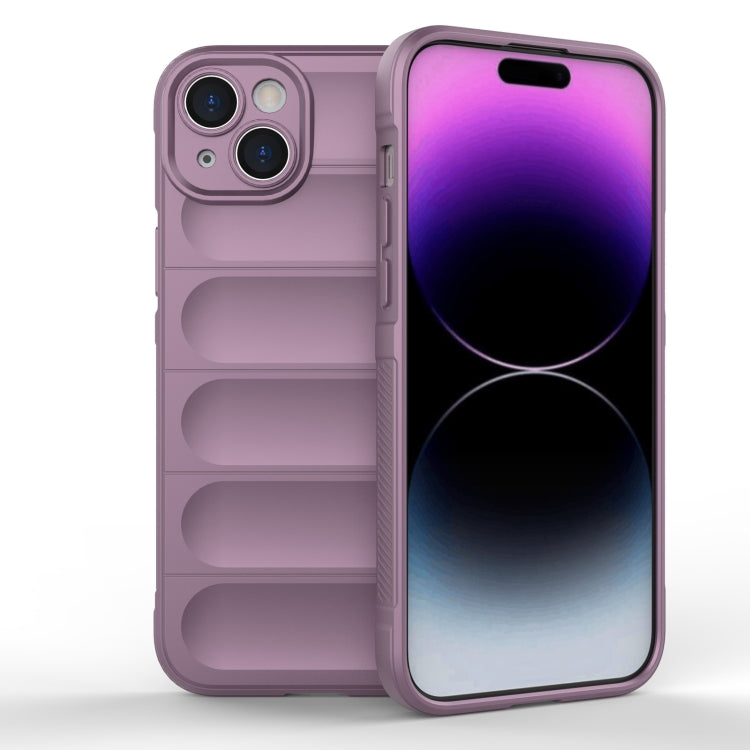 Magic Shield TPU + custodia per telefono in flanella, For iPhone 15 Pro, For iPhone 15 Plus