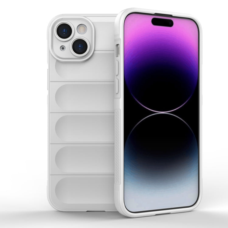 Magic Shield TPU + custodia per telefono in flanella, For iPhone 15 Pro, For iPhone 15 Plus