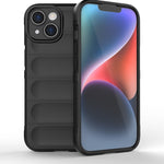 Magic Shield TPU + custodia per telefono in flanella, For iPhone 15