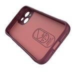 Magic Shield TPU + custodia per telefono in flanella, For iPhone 15