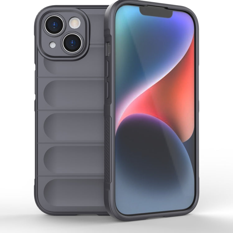 Magic Shield TPU + custodia per telefono in flanella, For iPhone 15