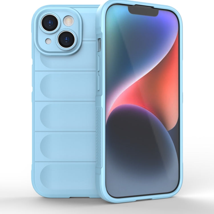 Magic Shield TPU + custodia per telefono in flanella, For iPhone 15