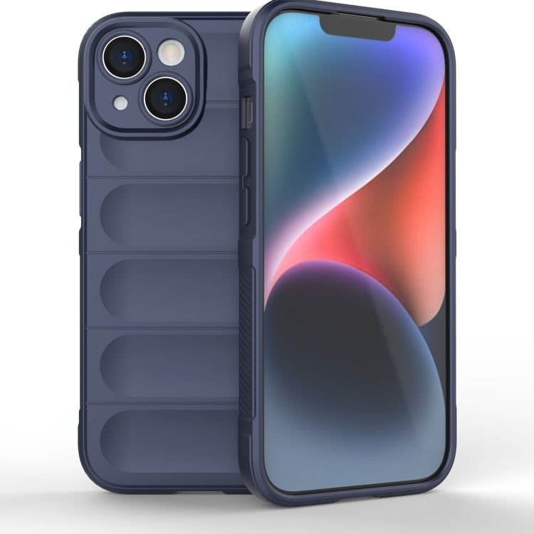 Magic Shield TPU + custodia per telefono in flanella, For iPhone 15