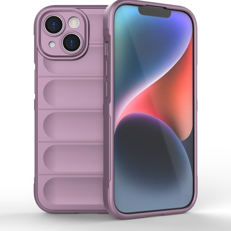 Magic Shield TPU + custodia per telefono in flanella, For iPhone 15