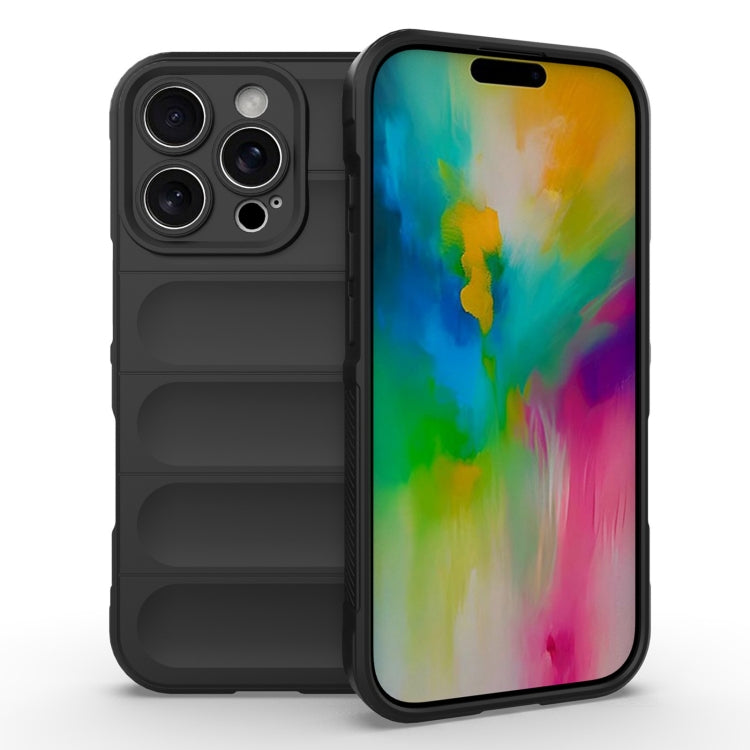 Magic Shield TPU + custodia per telefono in flanella, For iPhone 16 Pro, For iPhone 16 Plus