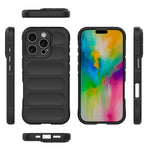 Magic Shield TPU + custodia per telefono in flanella, For iPhone 16 Pro, For iPhone 16 Plus