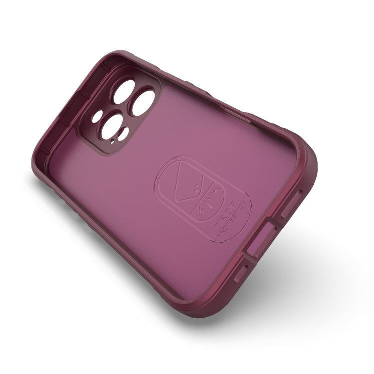 Magic Shield TPU + custodia per telefono in flanella, For iPhone 16 Pro, For iPhone 16 Plus