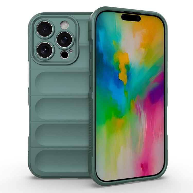 Magic Shield TPU + custodia per telefono in flanella, For iPhone 16 Pro, For iPhone 16 Plus