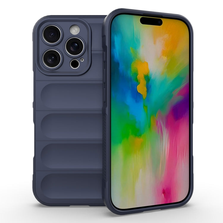 Magic Shield TPU + custodia per telefono in flanella, For iPhone 16 Pro, For iPhone 16 Plus
