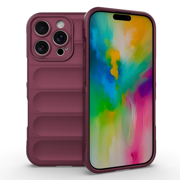 Magic Shield TPU + custodia per telefono in flanella, For iPhone 16 Pro, For iPhone 16 Plus