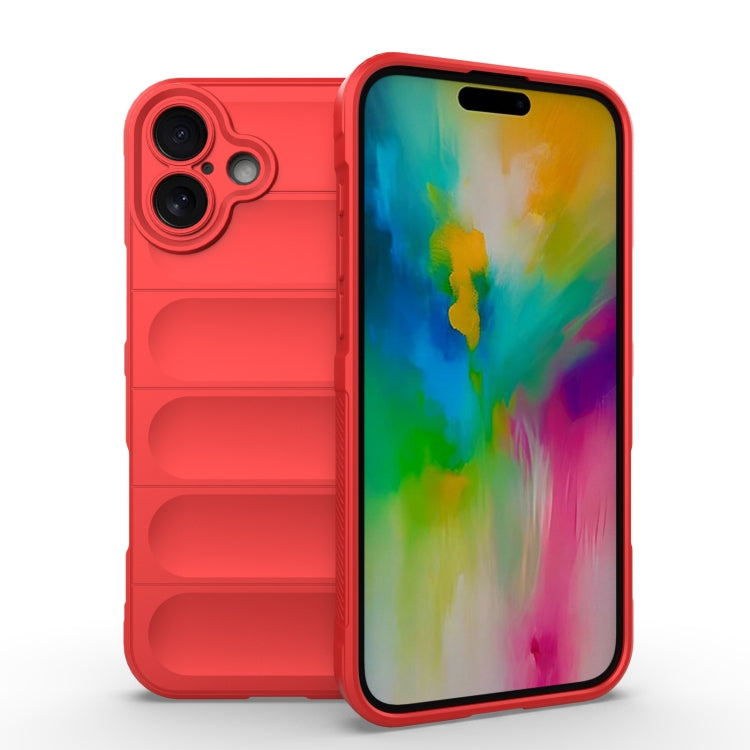 Magic Shield TPU + custodia per telefono in flanella, For iPhone 16 Pro, For iPhone 16 Plus
