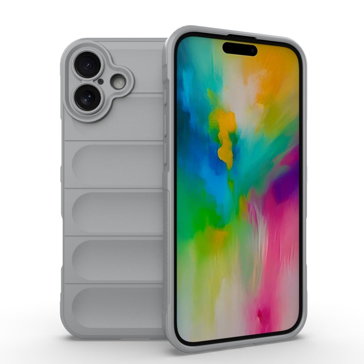 Magic Shield TPU + custodia per telefono in flanella, For iPhone 16 Pro, For iPhone 16 Plus