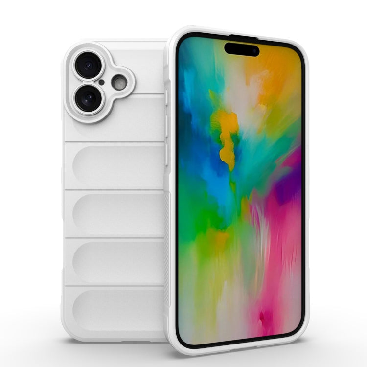 Magic Shield TPU + custodia per telefono in flanella, For iPhone 16 Pro, For iPhone 16 Plus