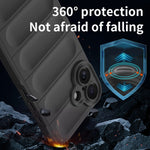 Magic Shield TPU + custodia per telefono in flanella, For iPhone 16, For iPhone 15 Pro Max