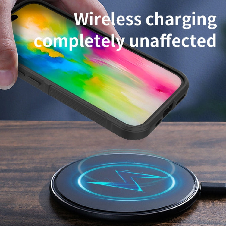 Magic Shield TPU + custodia per telefono in flanella, For iPhone 16, For iPhone 15 Pro Max