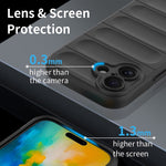 Magic Shield TPU + custodia per telefono in flanella, For iPhone 16, For iPhone 15 Pro Max