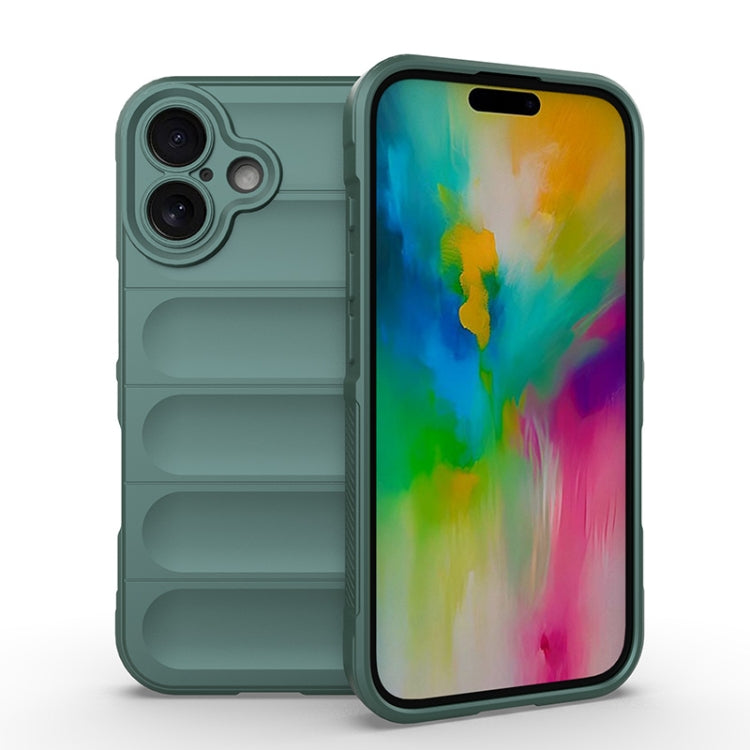 Magic Shield TPU + custodia per telefono in flanella, For iPhone 16, For iPhone 15 Pro Max