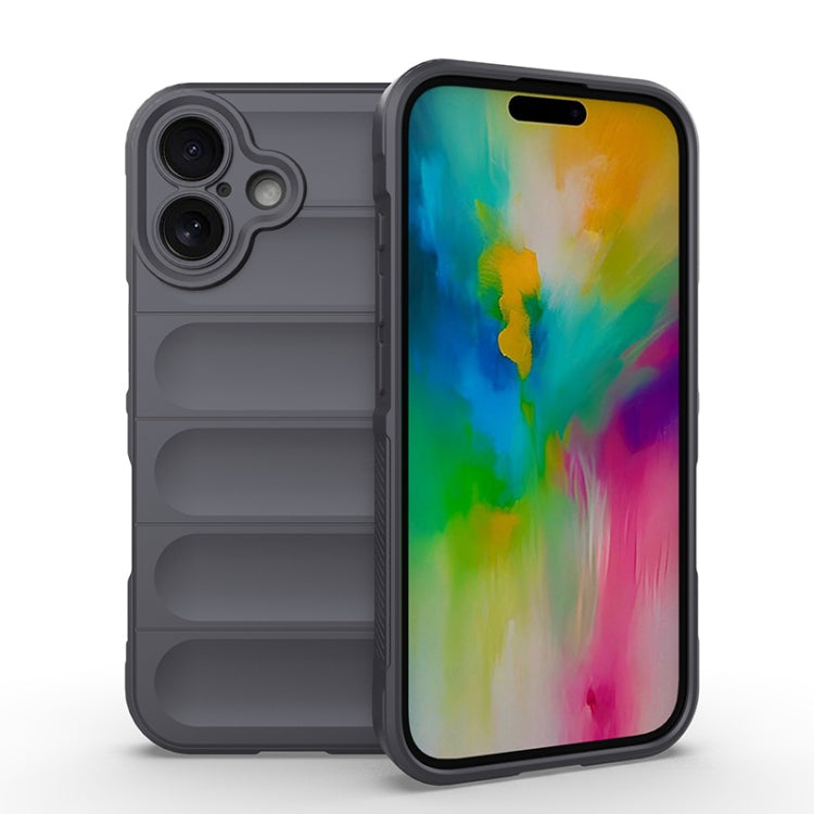 Magic Shield TPU + custodia per telefono in flanella, For iPhone 16, For iPhone 15 Pro Max