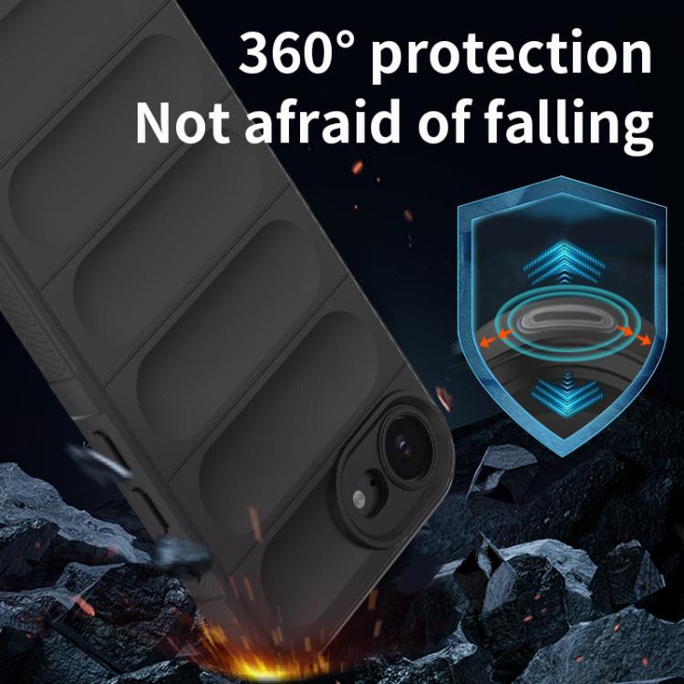 Magic Shield TPU + custodia per telefono in flanella, For iPhone 17e / 16e, For iPhone 17