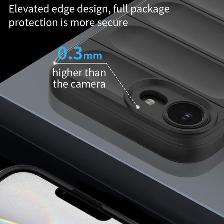 Magic Shield TPU + custodia per telefono in flanella, For iPhone 17e / 16e, For iPhone 17