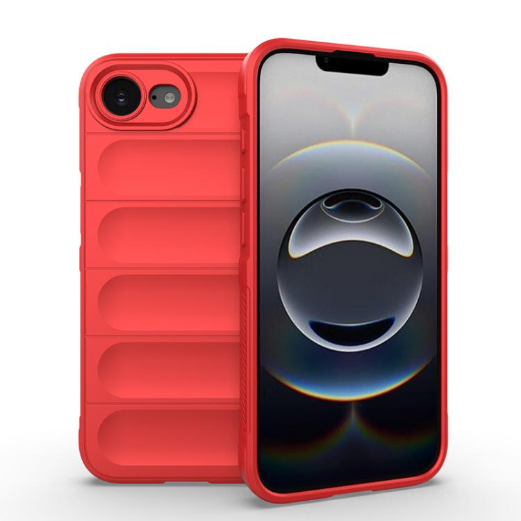 Magic Shield TPU + custodia per telefono in flanella, For iPhone 17e / 16e, For iPhone 17
