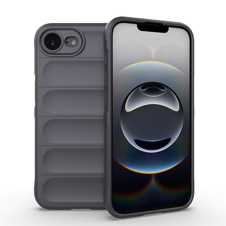 Magic Shield TPU + custodia per telefono in flanella, For iPhone 17e / 16e, For iPhone 17