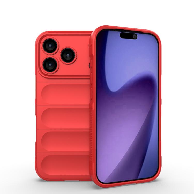 Magic Shield TPU + custodia per telefono in flanella, For iPhone 18 Pro / 17 Pro, For iPhone 18 Pro Max / 17 Pro Max