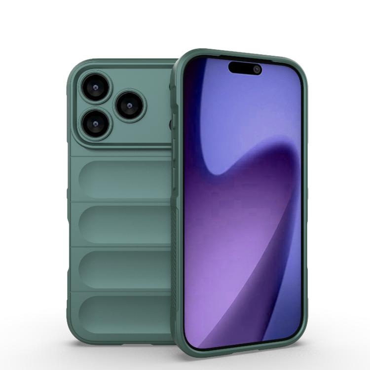 Magic Shield TPU + custodia per telefono in flanella, For iPhone 18 Pro / 17 Pro, For iPhone 18 Pro Max / 17 Pro Max