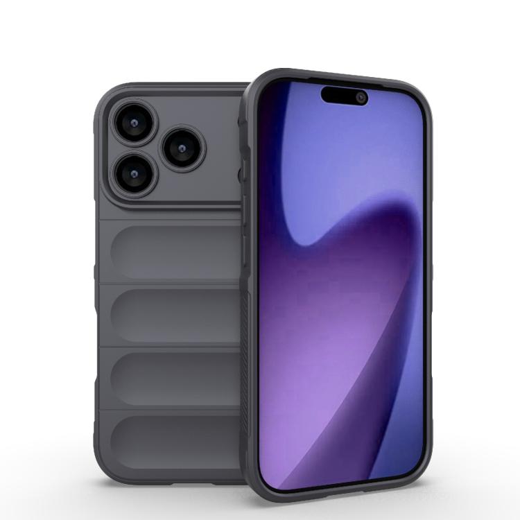 Magic Shield TPU + custodia per telefono in flanella, For iPhone 18 Pro / 17 Pro, For iPhone 18 Pro Max / 17 Pro Max