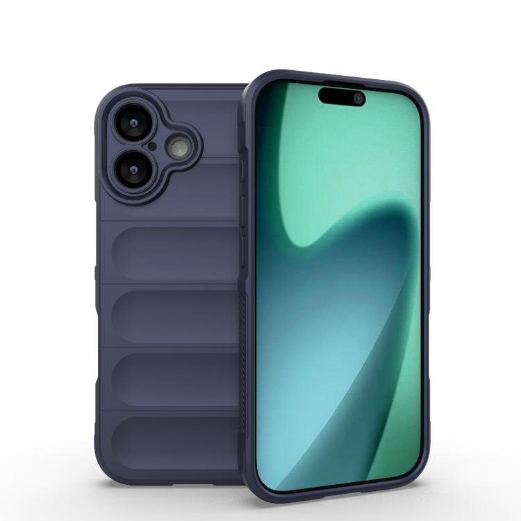 Magic Shield TPU + custodia per telefono in flanella, For iPhone 17e / 16e, For iPhone 17