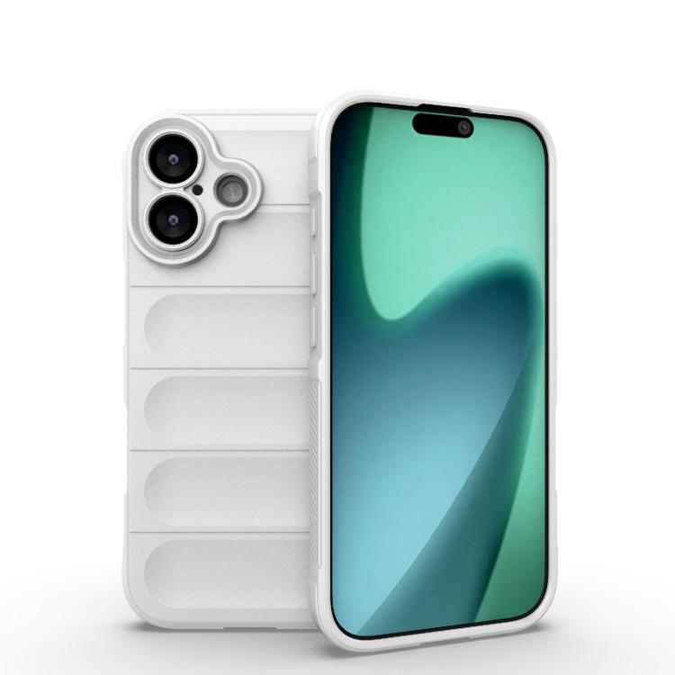 Magic Shield TPU + custodia per telefono in flanella, For iPhone 17e / 16e, For iPhone 17
