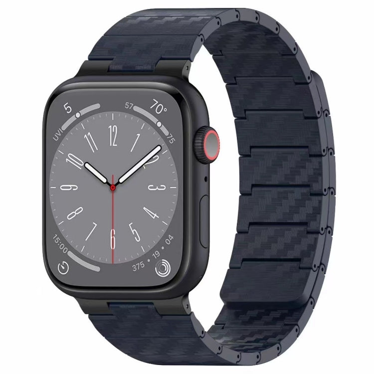 Cinturino per orologio con anello magnetico in fibra di carbonio, For Apple Watch Series 6 40mm, For Apple Watch Series 6 44mm, For Apple Watch Serie 5 44mm, For Apple Watch Series 5 40mm, For Apple Watch  Series 4 44mm, For Apple Watch Series 4 40mm  ...