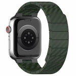 Cinturino per orologio con anello magnetico in fibra di carbonio, For Apple Watch Series 10 46mm, For Apple Watch Series 10 42mm, For Apple Watch SE 2023 44mm, For Apple Watch SE 2023 40mm, For Apple Watch Ultra 2 49mm, For Apple Watch Series 9 45mm   ...